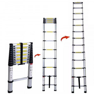 Teleszkópos alumínium létra 4,1m