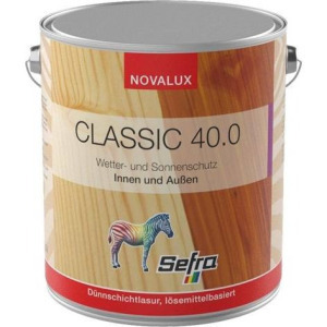 Novalux Classic 40.0 vékony lazúr, teak 750 ml