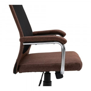 Relax ergonomikus főnöki forgószék - irodai szék - 03 - barna