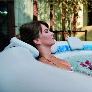 Avenli jakuzzi szett 2 db fejtámla és 1 db pohártartó 17x24x25cm 25x23x23cm