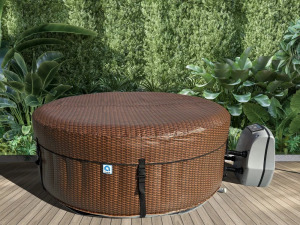 Avenli felfújható jakuzzi Nice barna rattan hatású 175x70cm (17283EUV31)