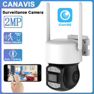 Kültéri 360 fokban forgatható smart wifi IP kamera - MS-027