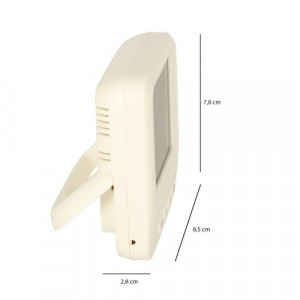 Hidrométer óra szobahőmérő páratartalom mérő LCD