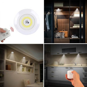 Mini LED világítás készlet távirányítóval / 3 db COB LED panel