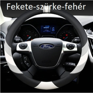 Luxus bőrhatású kormányvédő exkluzív kialakítással