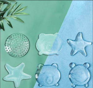 Öntapadós szilikon ajtóütköző (10 db), béka