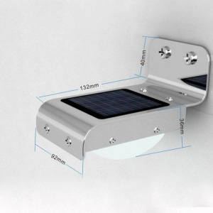 Kültéri, kerti lámpa (napelemes, 16 LED-es)