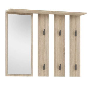 Odell Parma tükrös fogas, 100x81,5x15 cm, sonoma