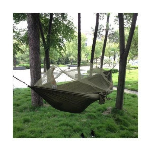 Szúnyoghálós függőágy, khaki