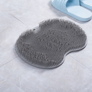 MassageBrush kefe lábmosáshoz és pihentető masszázshoz szürke
