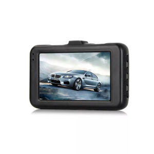 Autós menetrögzítő kamera T-659, Full HD, magyar menü, MicroSD foglalat, fekete