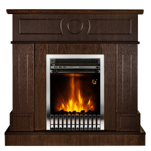 Elektromos kandalló Ambasador wenge & Gala silver, 1000x1048x300 mm, 2000 W