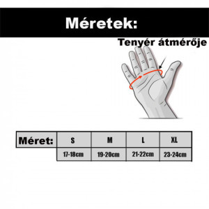 Taktikai kesztyű, ütés, csúszás, vágásálló kesztyű S