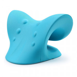 Nyaki gerincnyújtó párna, kék színben