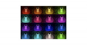 Touch Lamp - RGBW Design asztali LED lámpa távirányítóval, 16 szín, 5 világítási fény