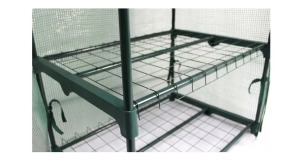 Mini üvegház erkélyre, Balcony fóliasátor 4 polccal, 69 x 49 x 160 cm