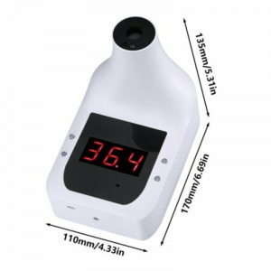 Falra szerelhető automata infravörös lázmérő digitális kijelzővel