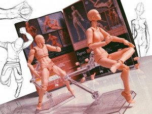 Modellbábu rajzoláshoz, nő