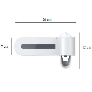 Fogkrém adagoló és 4 részes fogkefe tartó, sterilizátorral - MS-595