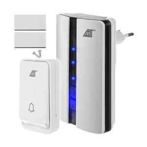 Vízálló, vezeték nélküli csengő - fehér