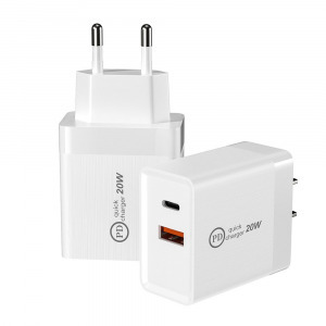 20W gyorstöltő type-C+USB