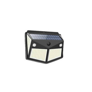 260 ledes, falra szerelhető napelemes lámpa