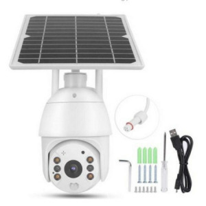 Napelemes intelligens WiFi biztonsági kamera mozgásérzékelővel infravörös éjszakai látással - MS-918