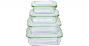 Alpina 8 részes minőségi üveg ételtároló szett