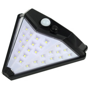 40 ledes solar fali lámpa mozgás- és fényérzékelővel