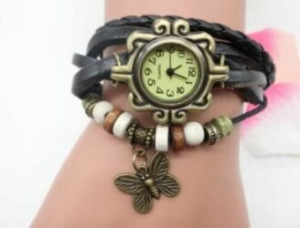 Vintage női karkötő óra választható színben