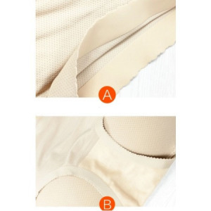 Magas derekú alakformáló push up bugyi, bézs színben XL - MS-171