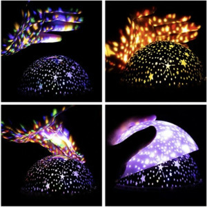 LED csillagos égbolt projektor - 13,5 x 12,7 cm