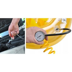 Straus 2 hengeres olajmentes, csendes légkompresszor 12V ST/MACP-46B