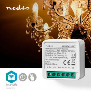 Nedis SmartLife főkapcsoló, Wi-Fi, 3680 W, csatlakozó kapocs