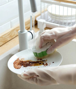 Elpusztíthatatlan gumikesztyű L