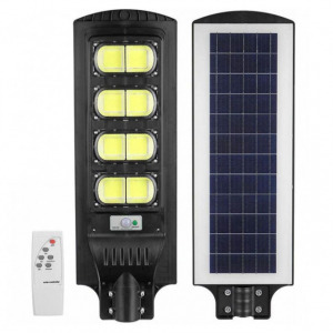 Napelemes utcai 8 COB LED paneles lámpa konzollal távirányítóval 1000W