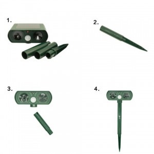 Napelemes állatriasztó