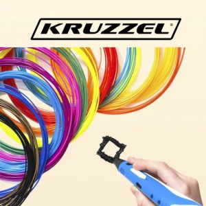 Kruzzel 3D toll utántöltő filamentek - 20 db x 3 m