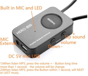 Micro füles spy headset fülhallgató bluetooth kommunikációs eszköz