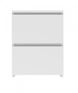 Drohmo W2 éjjeliszekrény, 40x52x40 cm, matt fehér