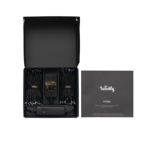 Twinkly Strings IP44 Okos karácsonyfa izzó, 250 LED, Bluetooth, Wifi, 20m