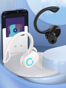 Single Vezeték nélküli sport fejhallgató fehér