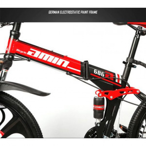 Amin összecsukható MTB kerékpár - kék