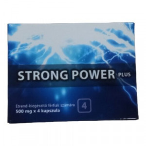 Strong Power Plus - étrend-kiegészítő kapszula férfiaknak (4db)