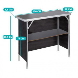 Összecsukható hordozható bárpult