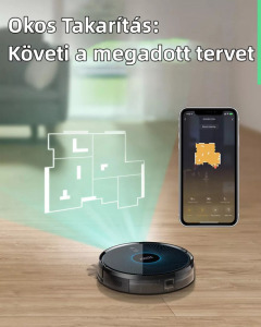Zoozee Z50 okos robotporszívó és felmosó 2IN1, 3000PA