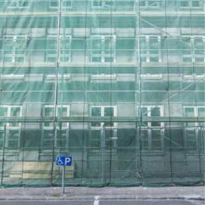 Árnyékoló háló, belátásgátló 3,07x10 m, zöld színben