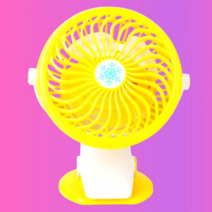 Talpas és csíptethető vezeték nélküli ventilátor tölthető akkuval