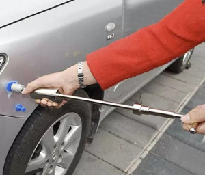 Horpadásjavító készlet - csúszókalapács + 18 db különböző adapterrel