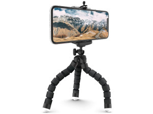 Rugalmas háromlábú állványos telefontartó